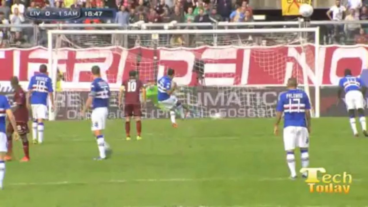 Livorno 1-2 Sampdoria - 20-10-2013