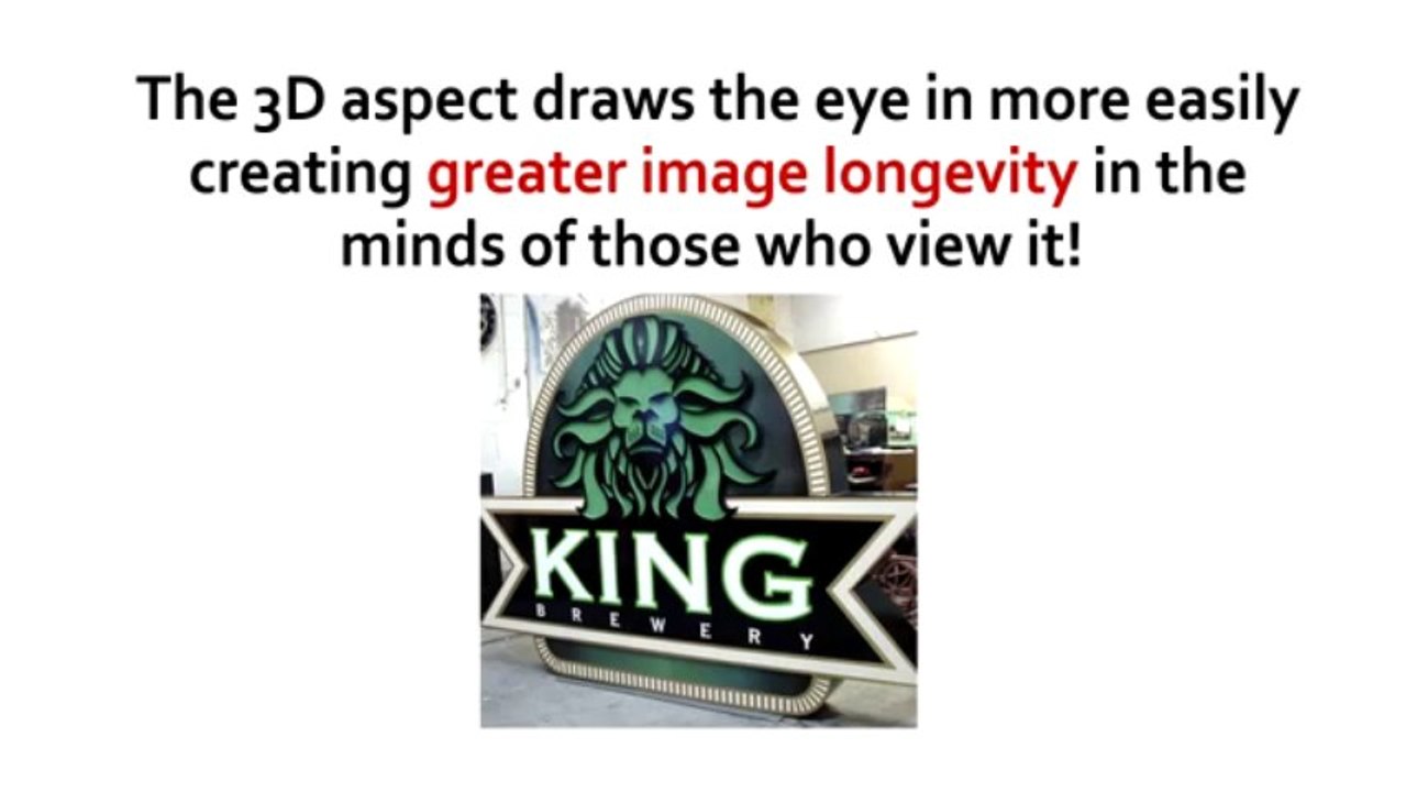 Indoor Dimensional 3D Signs Toronto