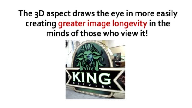 Indoor Dimensional 3D Signs Toronto