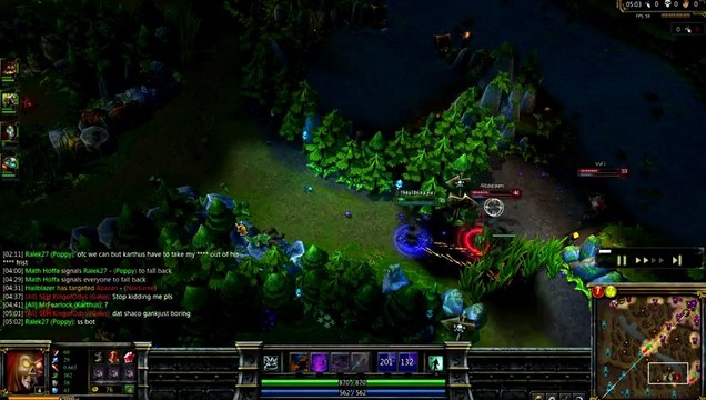 LOL FUN - shaco attacks by back - league-of-legends