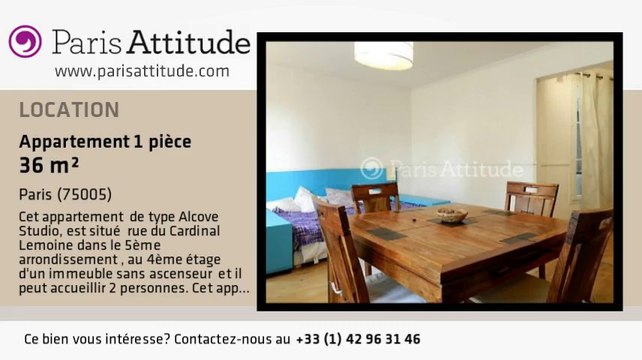 Appartement Alcove Studio à louer - Quartier Latin/St Michel, Paris - Ref. 8087