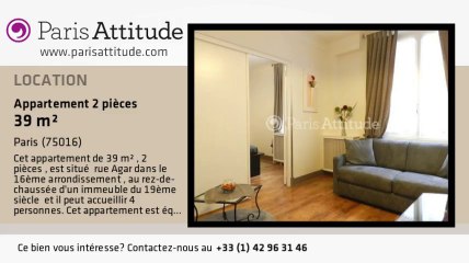 Appartement 1 Chambre à louer - Maison de la Radio, Paris - Ref. 8078