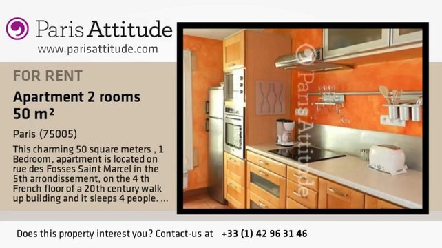 1 Bedroom Duplex for rent - Jardin des Plantes, Paris - Ref. 8344