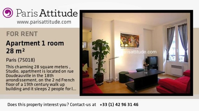 Studio Apartment for rent - Marx Dormoy, Paris - Ref. 5341