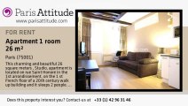 Studio Apartment for rent - Palais Royal, Paris - Ref. 6828
