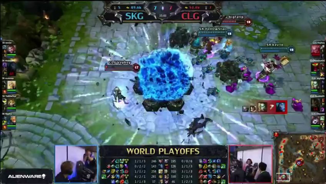 LOL FUN - Sk Gaming vs Clg the final push - league-of-legends