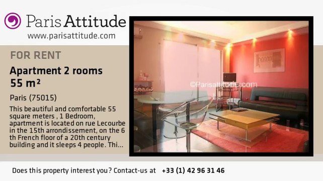 1 Bedroom Apartment for rent - Commerce, Paris - Ref. 6198