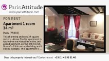 Alcove Studio Apartment for rent - Opéra, Paris - Ref. 8127