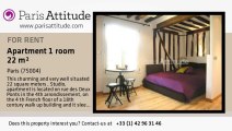 Studio Apartment for rent - Ile St Louis, Paris - Ref. 7888