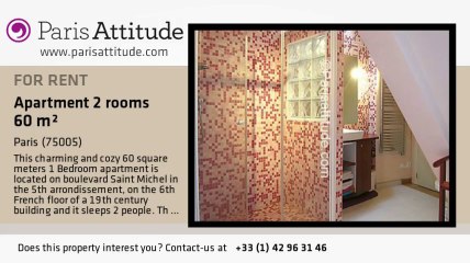 1 Bedroom Apartment for rent - Jardin du Luxembourg, Paris - Ref. 4363