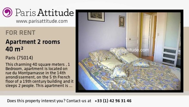 1 Bedroom Apartment for rent - Montparnasse, Paris - Ref. 6517