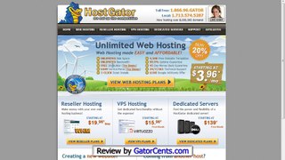 Hostgator Monthly Discount - Hosting Coupon Code GATORCENTS