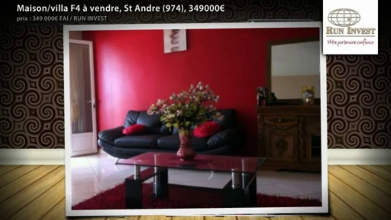 Maison/villa F4 à vendre, St Andre (974), 349000€
