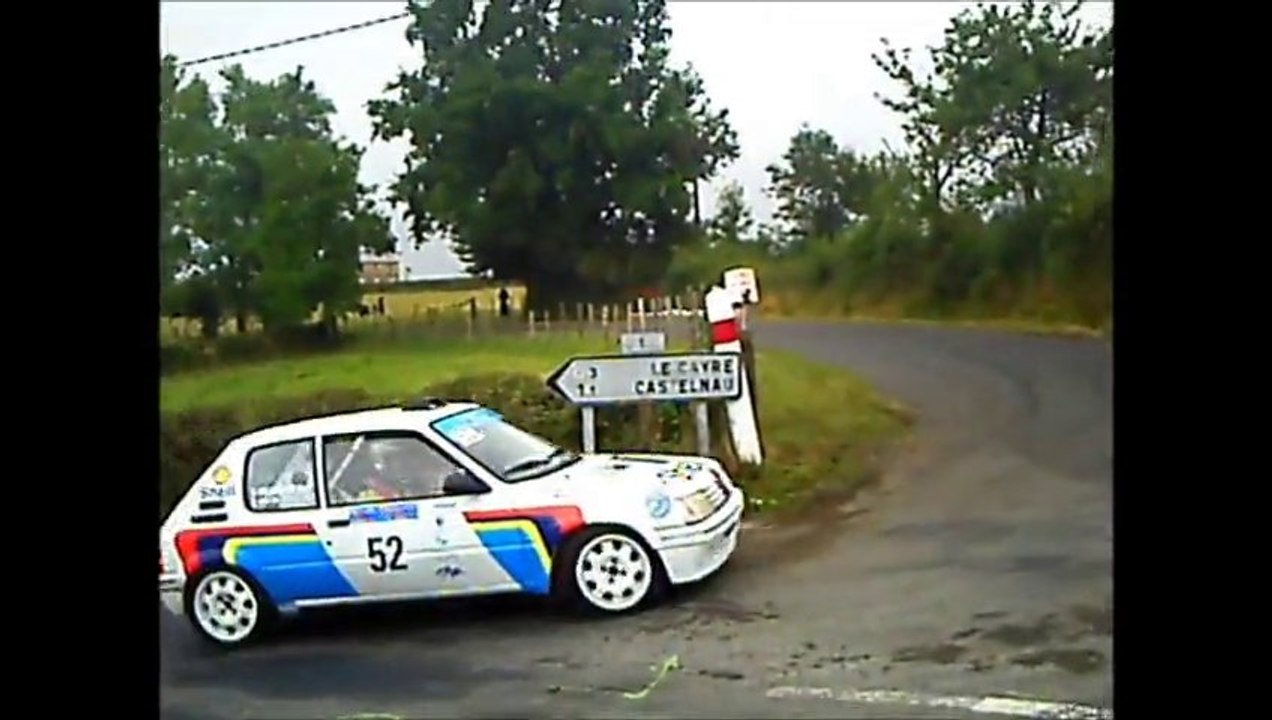 Rallye des 100 valles 2013 au programme glissade faute de conduite mauvaise direction...