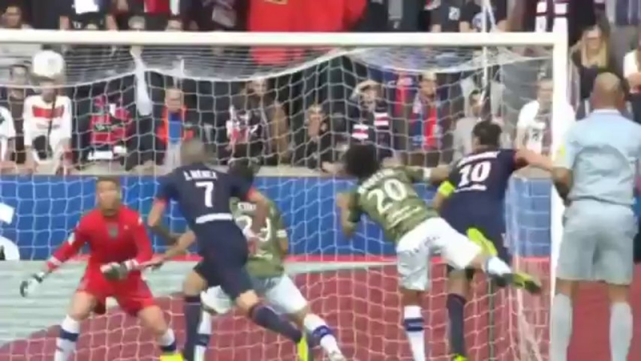 Zlatan Ibrahimovic Amazing Scorpion Golazo !!!! PSG-BASTIA 1-0