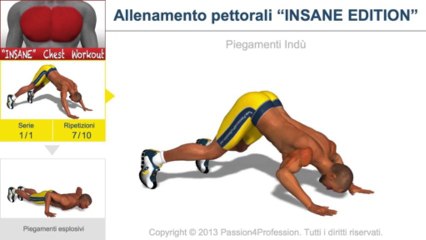 Allenamento pettorali “INSANE EDITION”