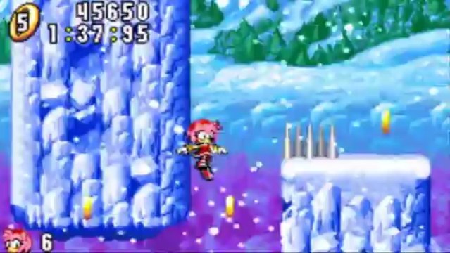 Sonic Advance - Amy : Ice Mountain Zone Act 1