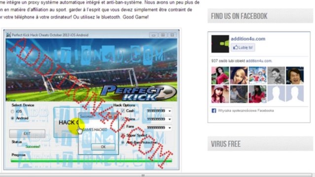 Perfect Kick Hack Cheats October 2013 iOS Android