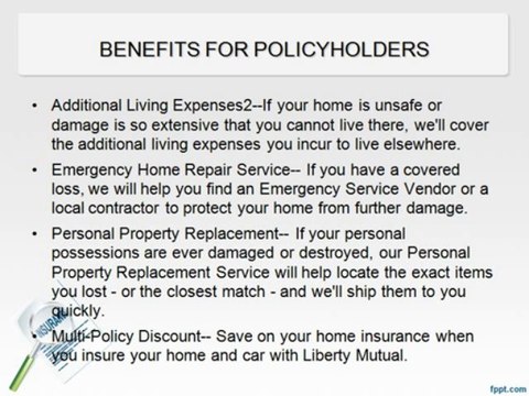 Home owners insurance