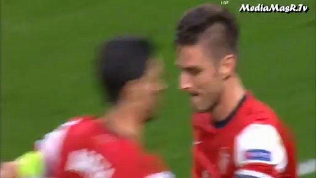 هدف أرسنال الأول في بروسيا دورتموند - دوري أبطال أوروبا - 22/10/2013