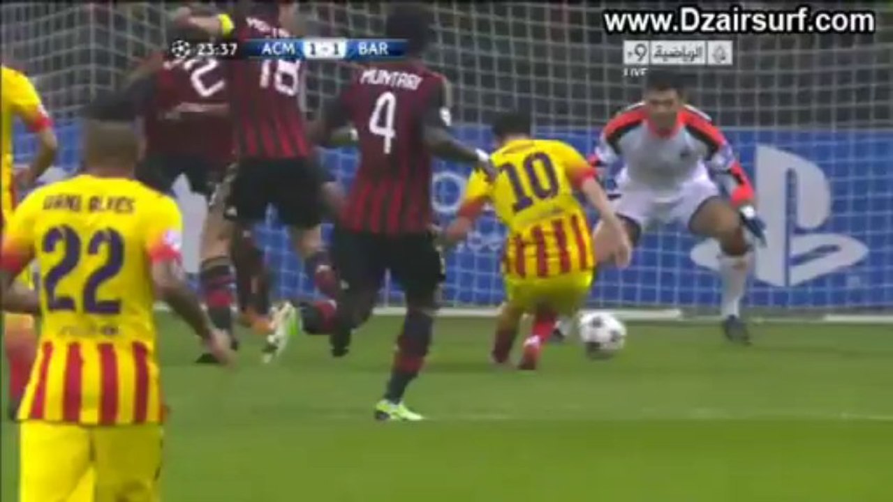 Messi Goal Against Milan