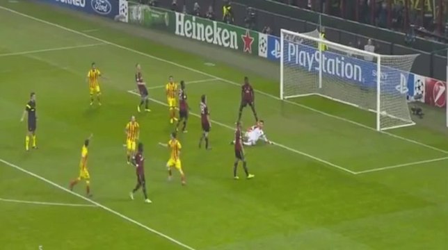 Lionel Messi Goal - AC Milan vs FC Barcelona 1-1 HD