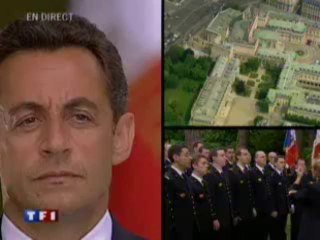 Chant des partisans pour Sarkozy [16.05.2007]