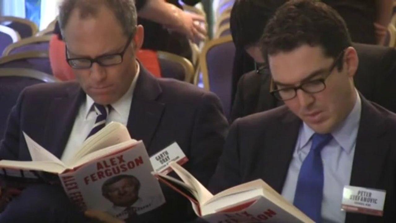 Alex Ferguson presents autobiography in London