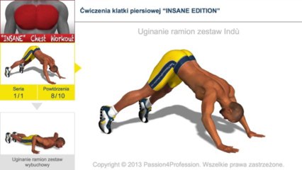 Ćwiczenia klatki piersiowej “INSANE EDITION”