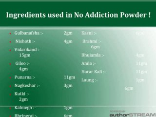 No Addiction Powder | Ayurvedic No Addiction Herbal Powder – Call:-08437763611