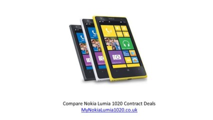 Nokia Lumia 1020 Contracts