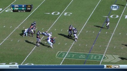 Cowboys defense, sack, 6-yd loss