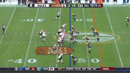 Packers defense, sack, 2-yd loss