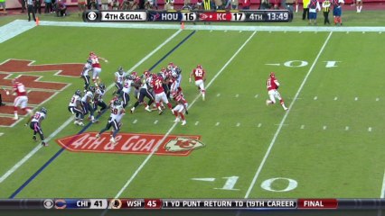 Texans defense, 4th down failed