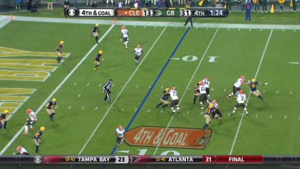 Packers defense, 4th down failed