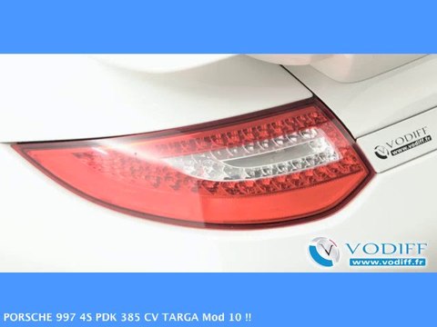 VODIFF : PORSCHE OCCASION ALSACE : PORSCHE 997 4S PDK 385 CV TARGA Mod 10 !!