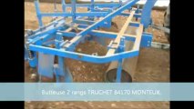 Butteuse 2 rangs pour plants de fraises