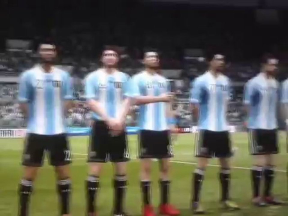 CDM 8e finale : Angleterre - Argentine (Entrée des joueurs)
