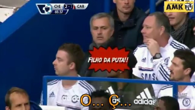 Mourinho'dan hakeme küfür!