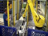 RECMI Robotic case packing & palletizing system - Système de palettisation et d'encaissage robotisé