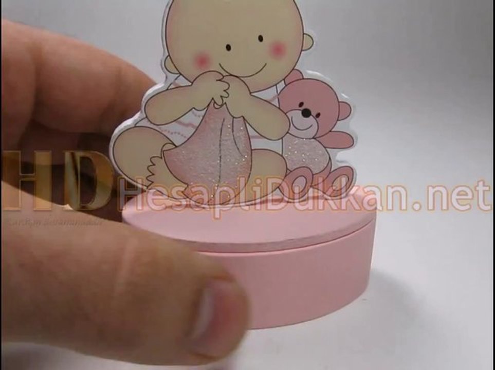 Pembe kız bebek şekeri kutusu bebek şekeri malzemeleri Hesaplı Dükkan