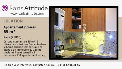 Appartement 1 Chambre à louer - Quartier Latin/St Michel, Paris - Ref. 6807