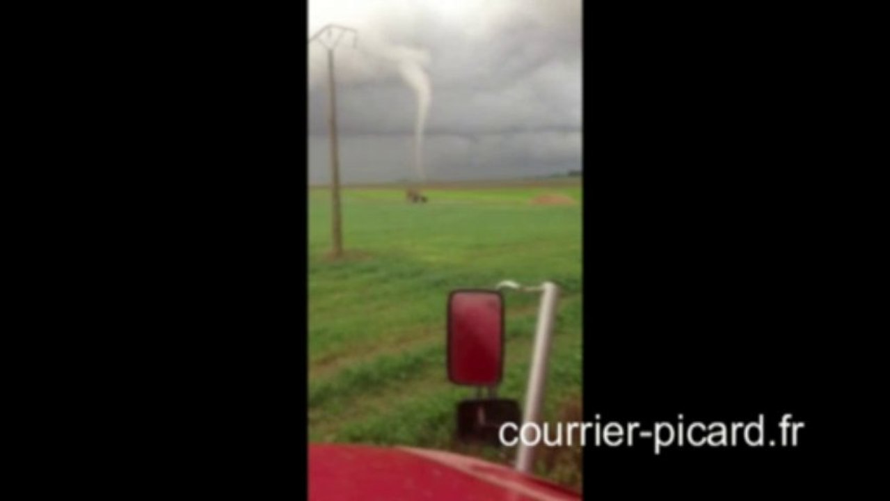 Mini tornade à Bray-sur-Somme