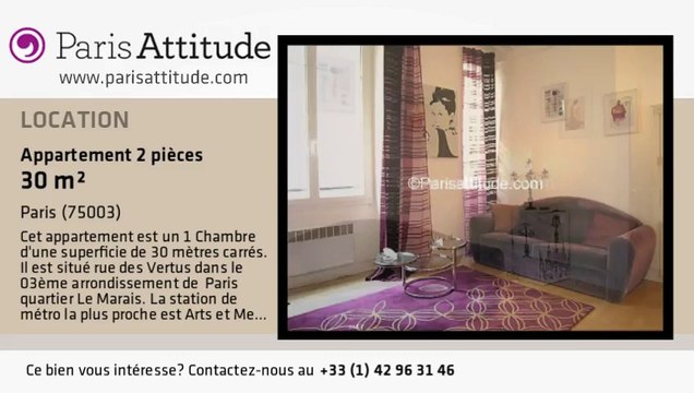 Appartement 1 Chambre à louer - Arts et Métier, Paris - Ref. 2485