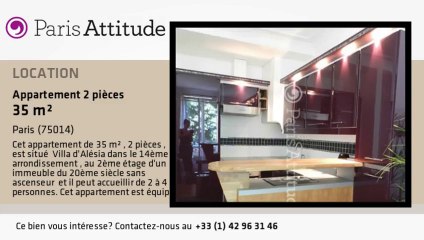 Appartement 1 Chambre à louer - Alésia, Paris - Ref. 8718