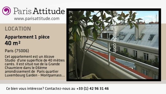 Appartement Alcove Studio à louer - Jardin du Luxembourg, Paris - Ref. 4860