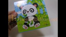 Pandalı yapboz panda yap boz ahşap zeka oyuncağı eğitici oyuncaklar Hesaplı Dükkan