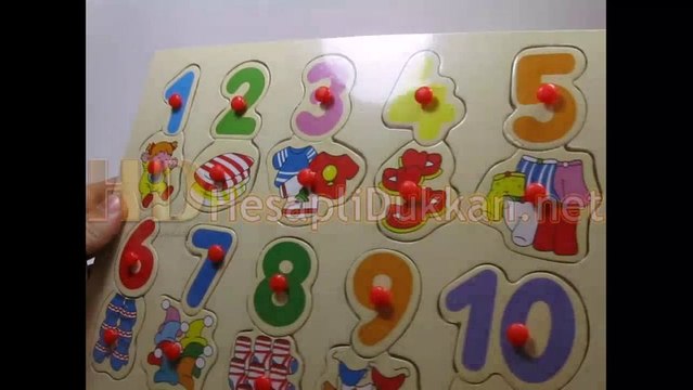 Rakamı şekiller yapboz rakam şekil yap boz ahşap zeka oyuncağı eğitici oyuncaklar Hesaplı Dükkan
