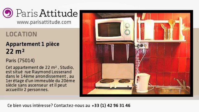 Appartement Studio à louer - Plaisance/Pernety, Paris - Ref. 4170