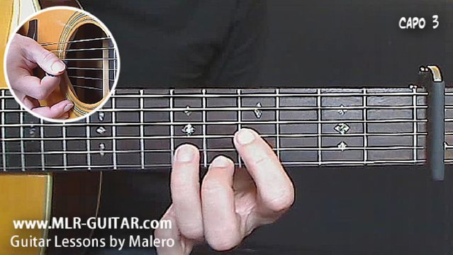 Comment jouer Michelle à la Guitare - cours N°1